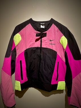 Nike x Ambush Moto Jacket (Active Fuchsia/Magic Flamingo/Black) - Womens